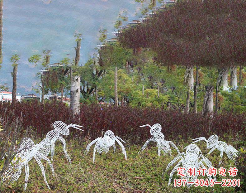 金华不锈钢蚂蚁镂空雕塑艺术与自然的完美结合