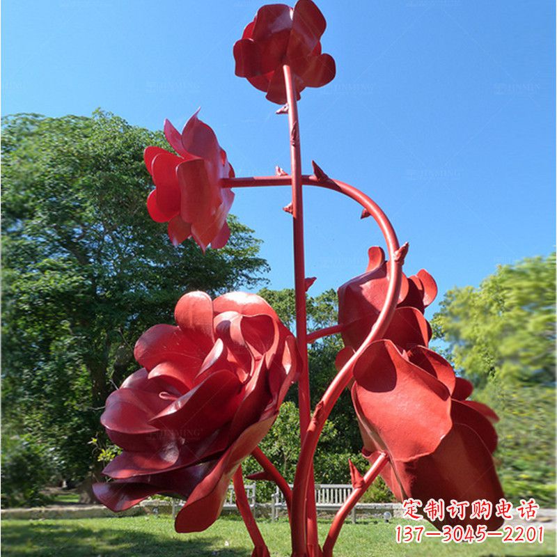 金华玫瑰雕塑艺术的精美表达