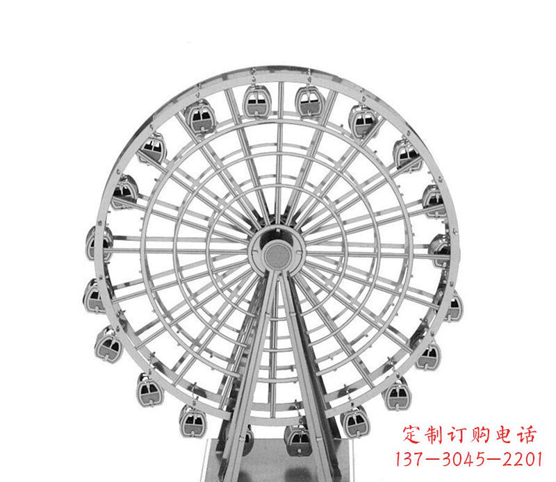 金华不锈钢摩天轮雕塑引领城市风采
