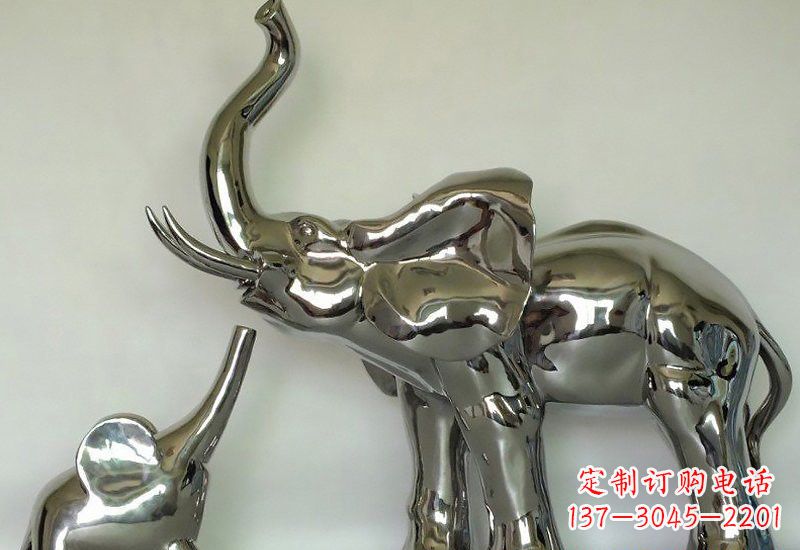 金华不锈钢大象雕塑