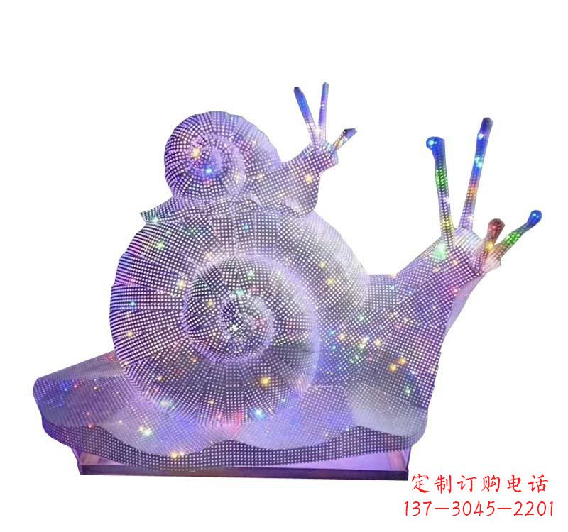 金华不锈钢蜗牛雕塑一件精美的艺术品