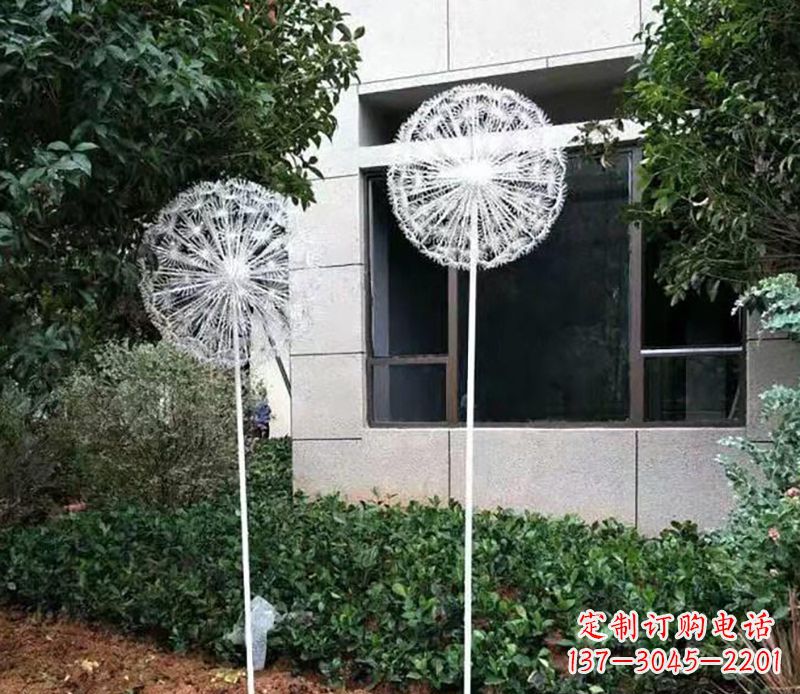 金华不锈钢蒲公英雕塑绚丽多彩