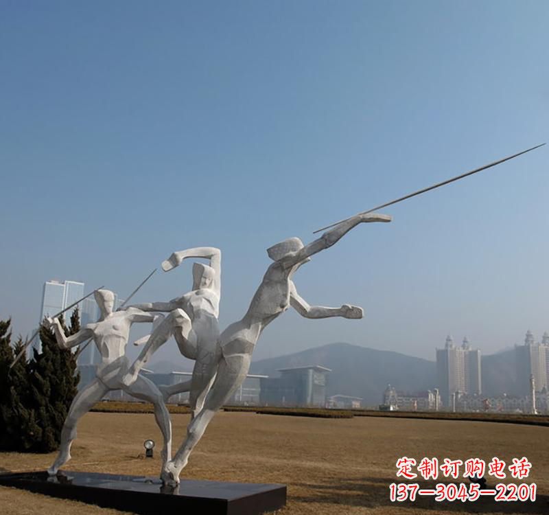 金华不锈钢标枪雕塑