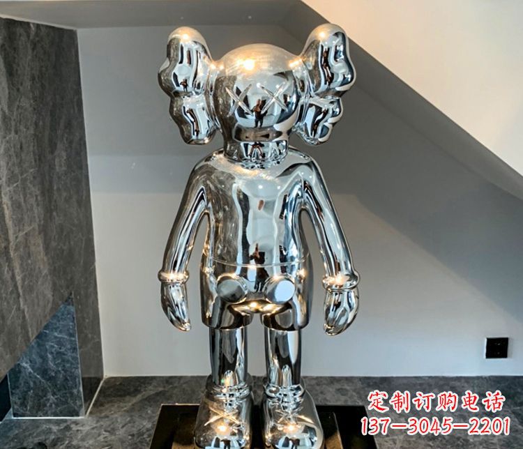 金华精致的不锈钢机器人雕塑