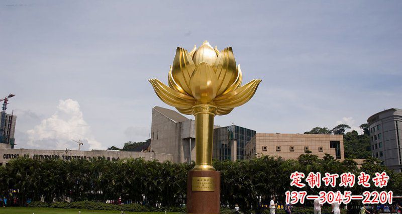 金华不锈钢莲花雕塑——精美的艺术品