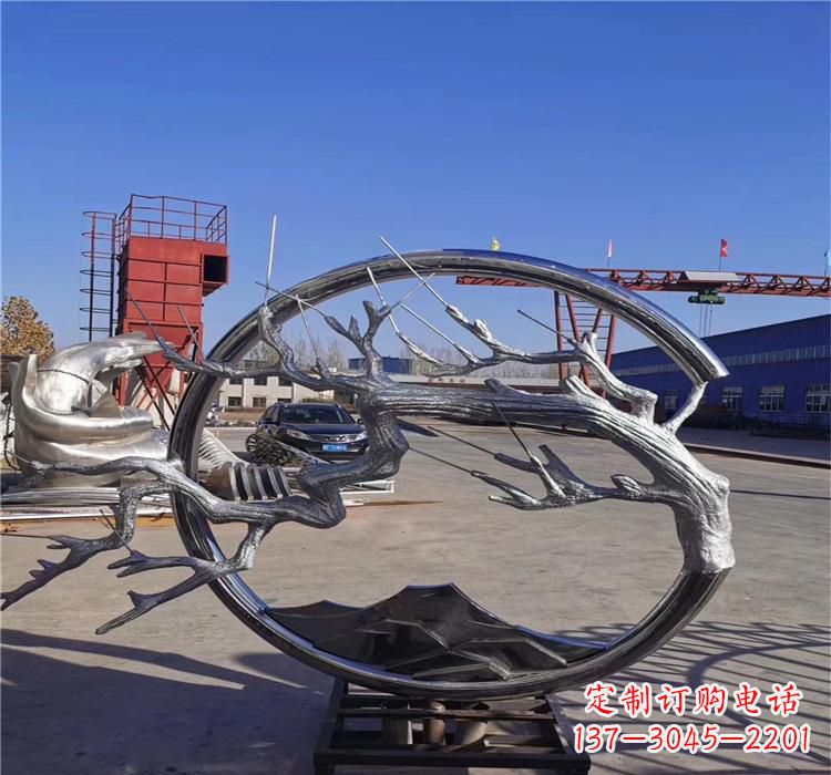 金华不锈钢树枝雕塑艺术与自然的完美结合