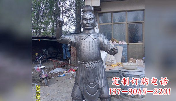 金华不锈钢四大天王雕塑神圣守护者