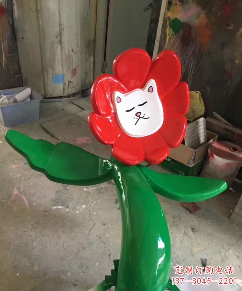 金华不锈钢太阳花雕塑美丽的景观装饰
