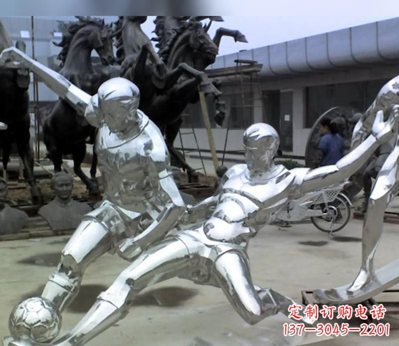 金华足球运动雕塑