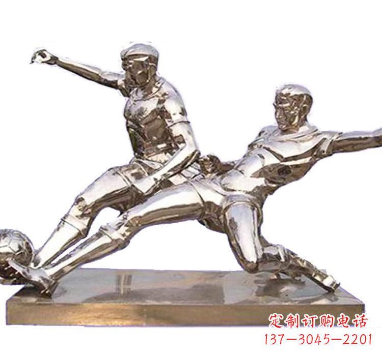 金华不锈钢足球雕塑精美的艺术品
