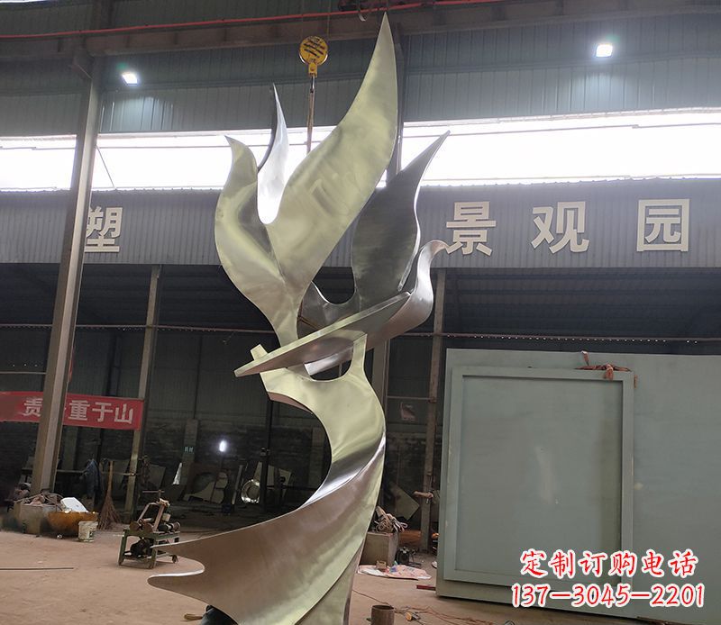 金华不锈钢天鹅雕塑传承自然之美