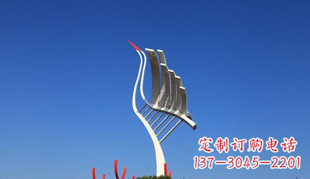 金华不锈钢天鹅丹顶鹤仙鹤雕塑