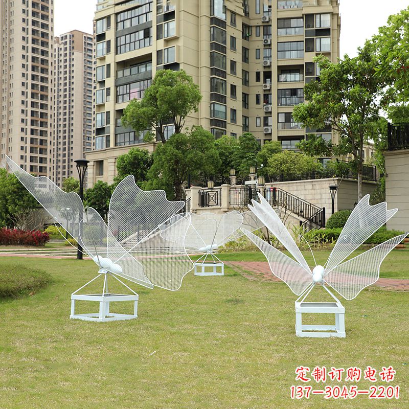 金华不锈钢铁艺蝴蝶精美雕塑艺术