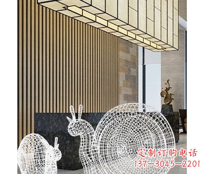 金华不锈钢蜗牛雕塑精致多姿
