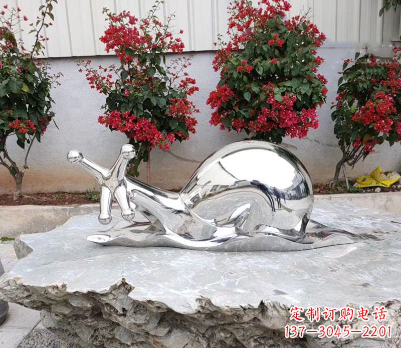 金华不锈钢蜗牛雕塑精致细腻的艺术之美