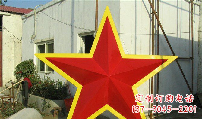 金华不锈钢五角星雕塑——高耸入云的精美艺术