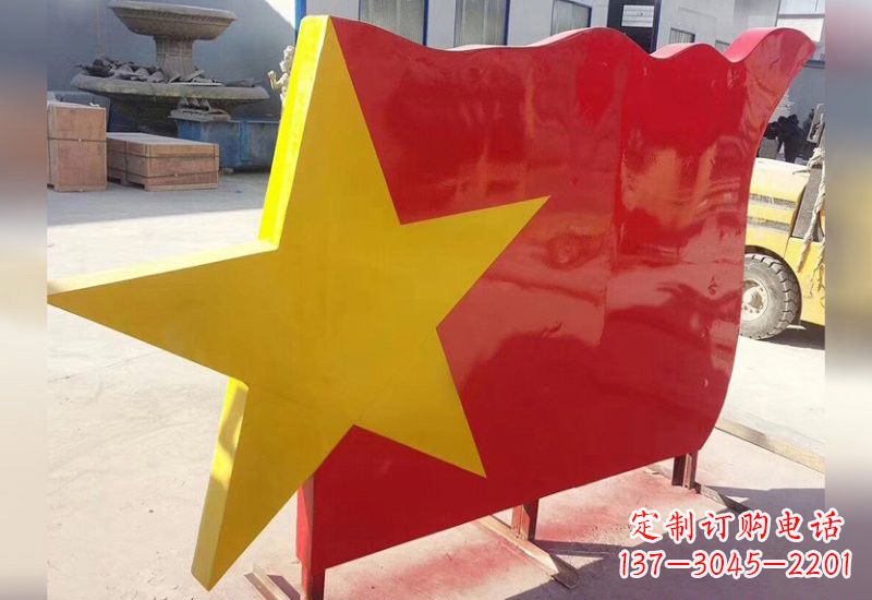 金华不锈钢五角星旗帜雕塑不只是国旗