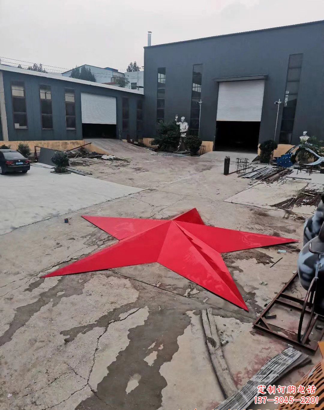 金华五角星的魅力不锈钢景观雕塑