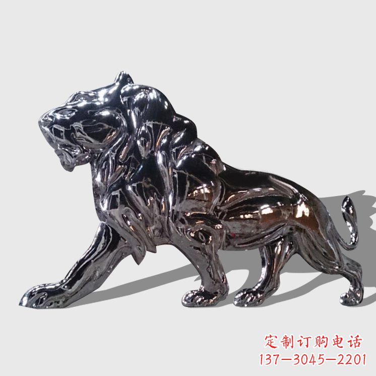 金华不锈钢西洋狮子雕塑