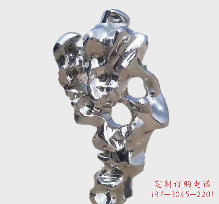金华不锈钢太湖石雕塑艺术的精致表现