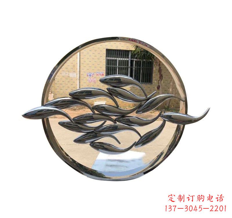 金华不锈钢圆环雕塑精美完美的艺术之作