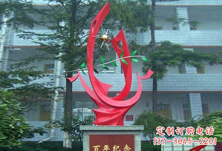 金华精美不锈钢凤凰雕塑