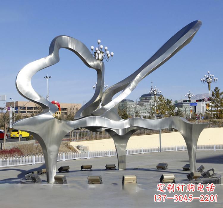 金华不锈钢艺术钢琴雕塑展现精致之美