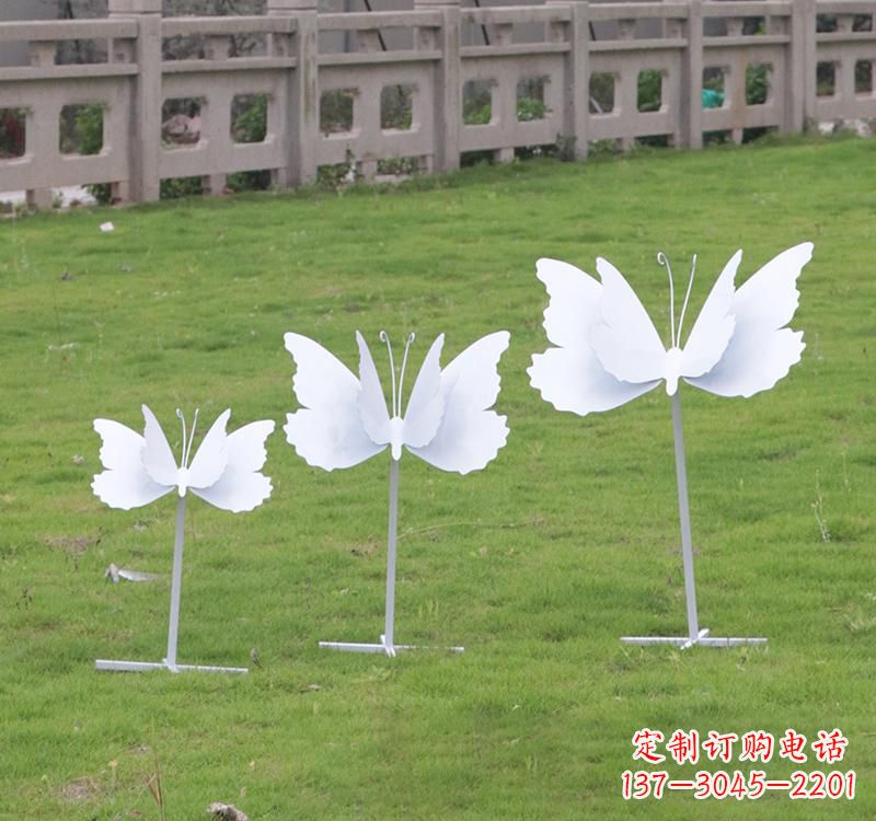 金华不锈钢艺术之美蝴蝶雕塑