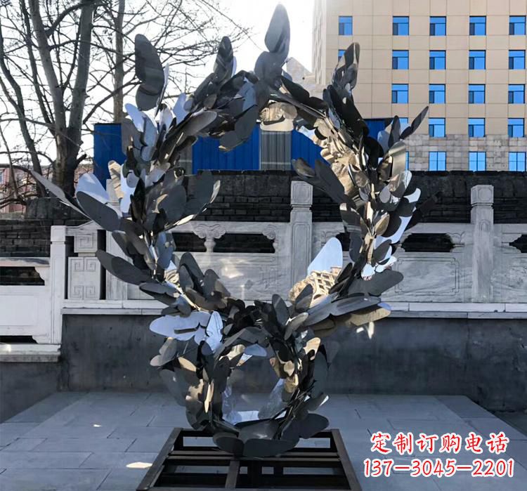 金华不锈钢蝴蝶之美——不锈钢艺术蝴蝶景观雕塑