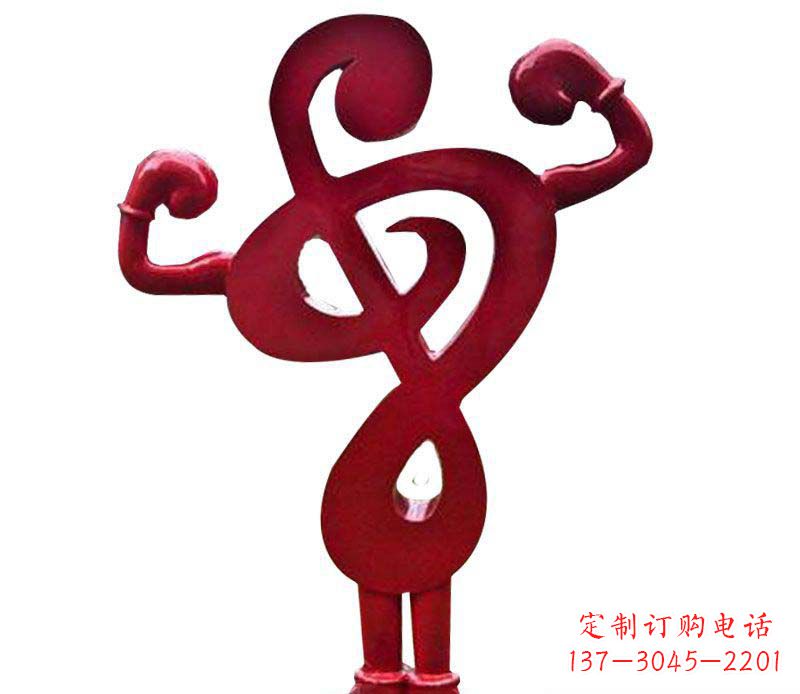 金华音符之美——不锈钢音符雕塑