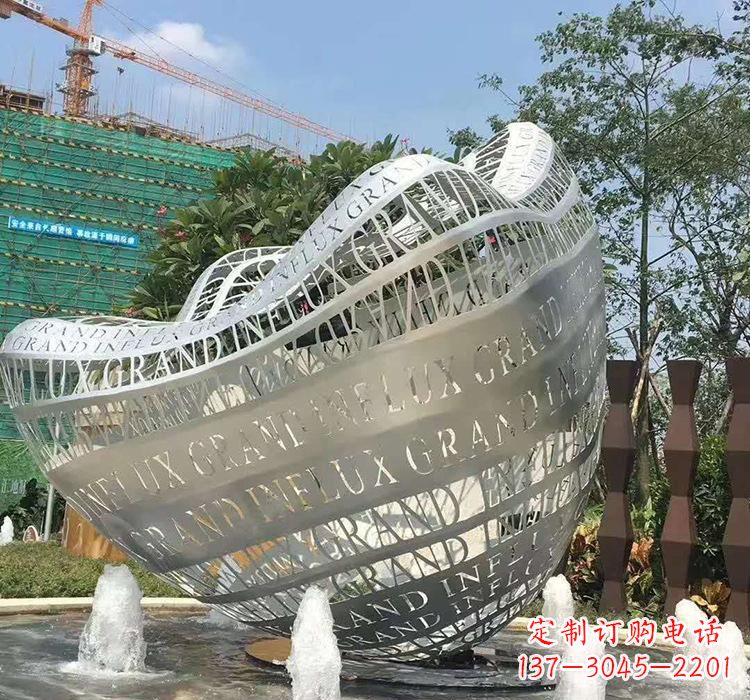 金华不锈钢元宝雕塑精致华贵的象征