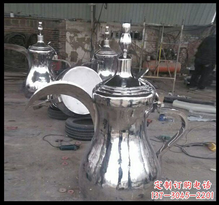 金华不锈钢酒壶雕塑传承古典艺术