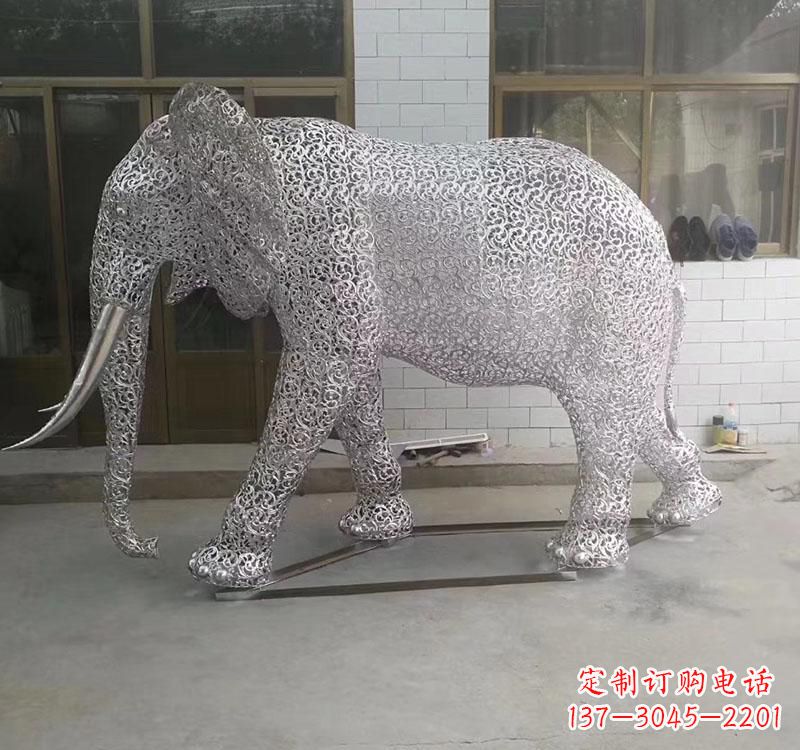 金华不锈钢大象雕塑它的魅力无限