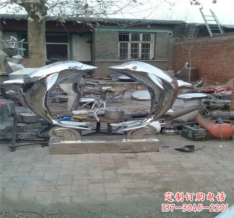 金华不锈钢海豚雕塑——精美之选