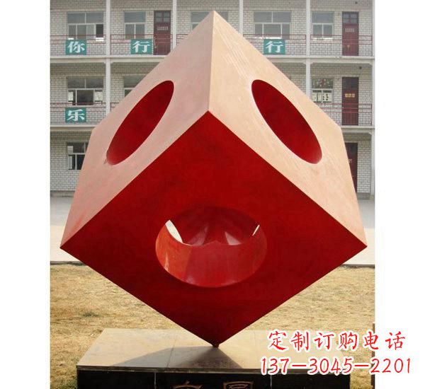 金华不锈钢魔方雕塑展现精致与艺术