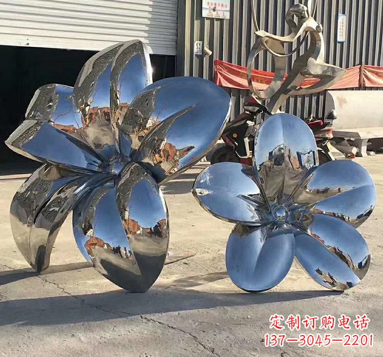 金华不锈钢荷花雕塑美丽又耐用