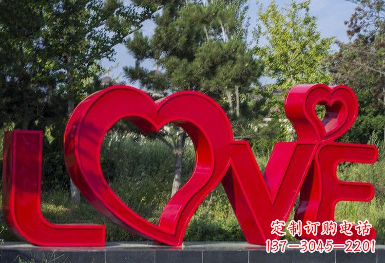 金华不锈钢字母雕塑——艺术精美、美轮美奂
