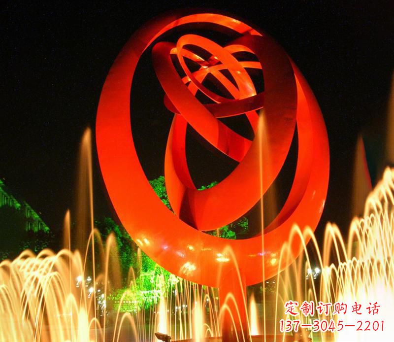 金华圆环雕塑抽象的艺术之美