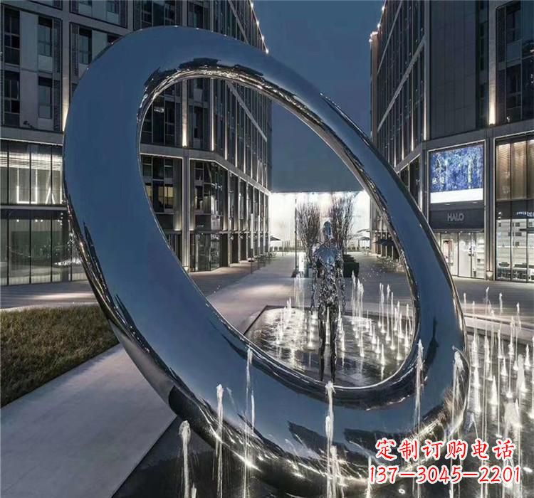 金华圆环景观雕塑令人惊叹的视觉奇观