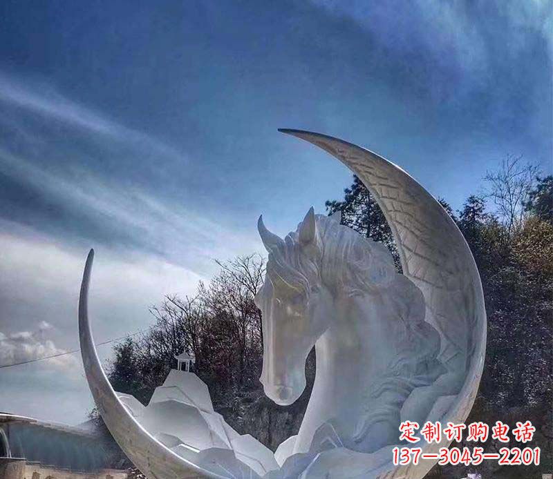金华不锈钢月亮雕塑一种独特的艺术品