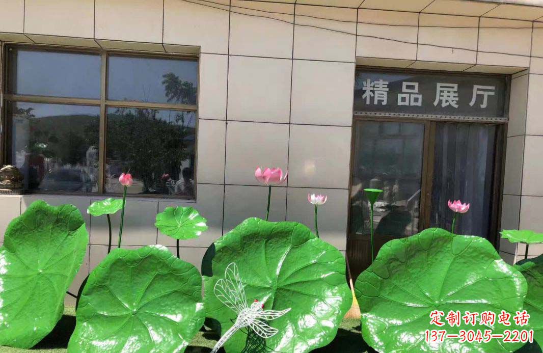 金华不锈钢荷叶雕塑艺术性与美感的完美结合