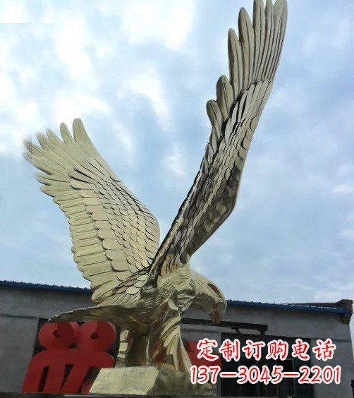 金华不锈钢雄鹰展翅蓝天