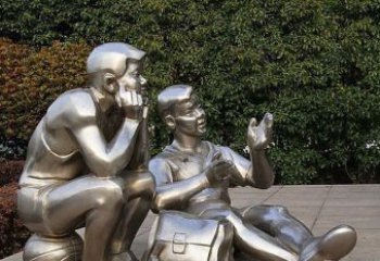 金华不锈钢的学生雕塑