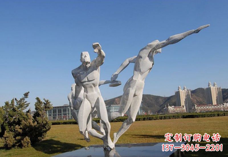 金华不锈钢运动员雕塑一种艺术的象征