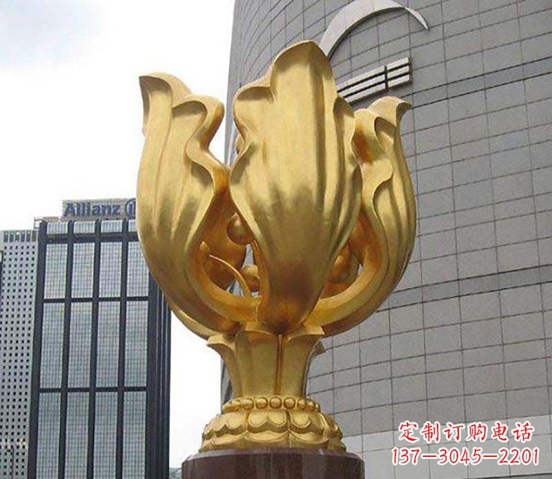金华紫荆花雕塑——精美艺术品