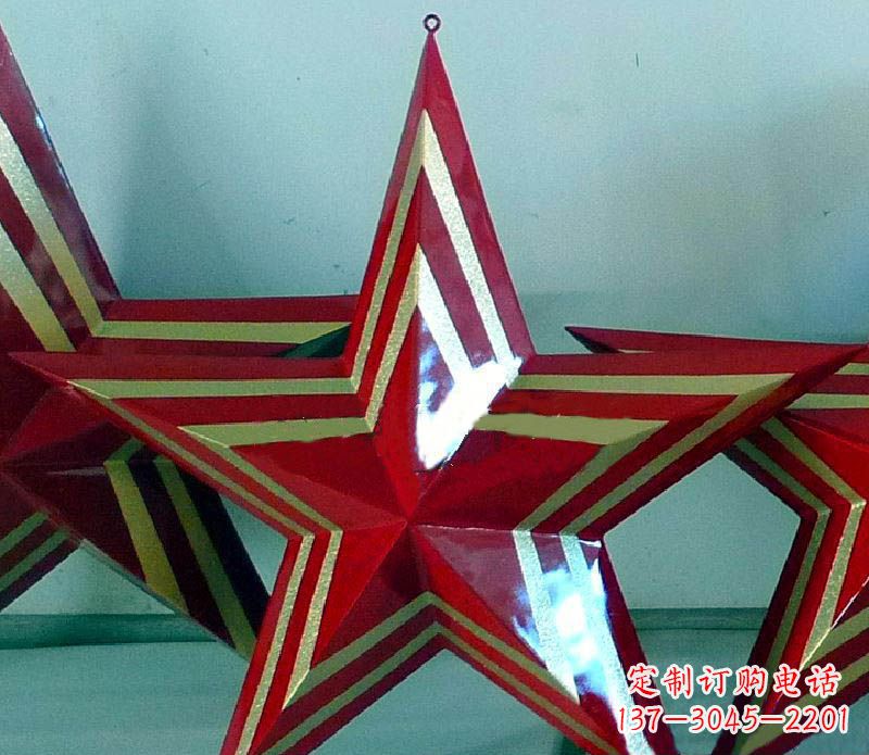 金华部队的荣耀五角星雕塑
