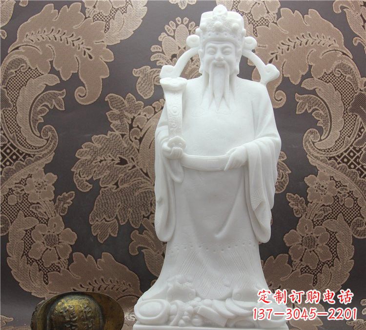 金华财神庙文财神雕塑