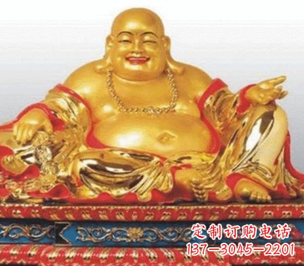 金华弥勒佛铜雕的精美