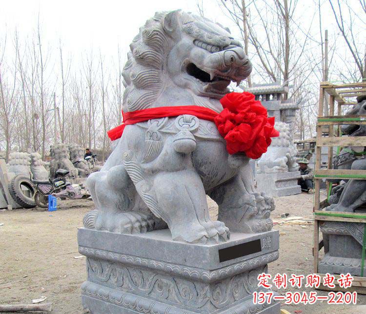 金华雄壮狮子石雕——欢迎来到宁波