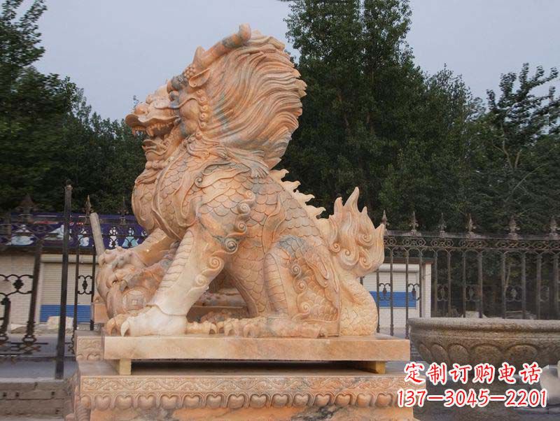 金华麒麟门口镇宅石雕